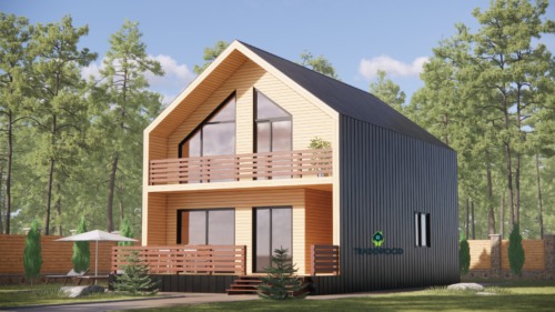 Барнхаус “Пухівка” – 130м²