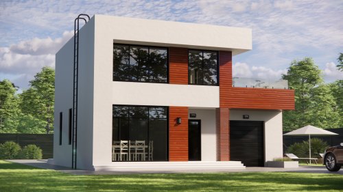 Котедж “Modern”з газобетону – 128м²