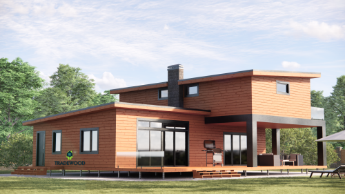 Каркасний будинок ХайТек – 179м²