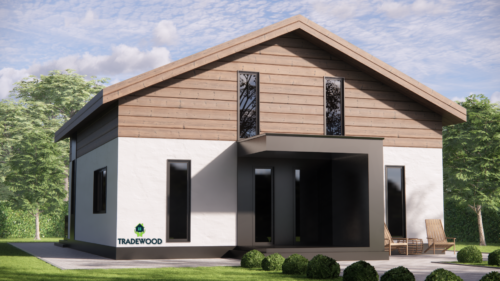 Будинок з терасою “Оптіма” – 162м²