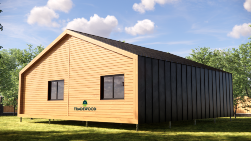 Барнхаус Стоянка 4 – 80м²