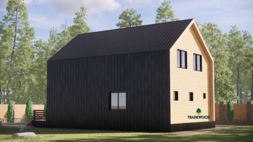 Барнхаус “Пухівка” – 130м²