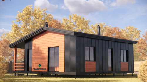 Барнхаус «Бортничи» – 63м²