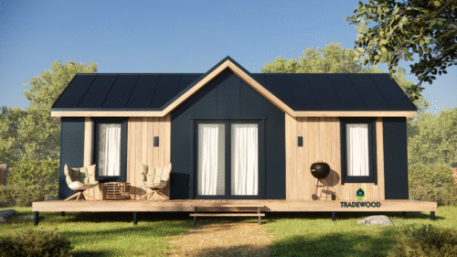 Каркасний будинок “Немирів” – 54м²